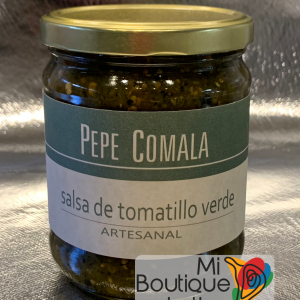 Salsa picante de Tomatillo verde Pepe Comala – Sauce piquante de tomatillo vert