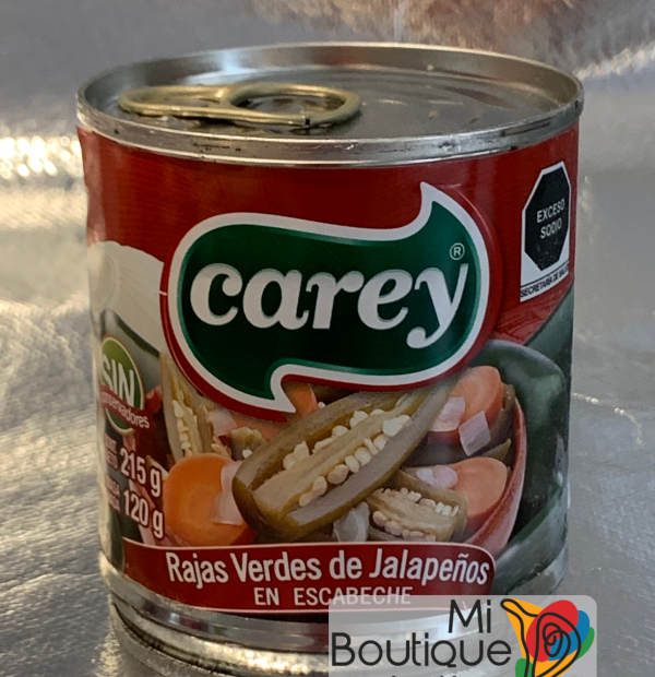 Jalapeños en rajas Carey