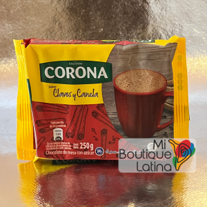 Chocolate Corona clavo y canela – Chocolat avec cannelle et clou de girofle
