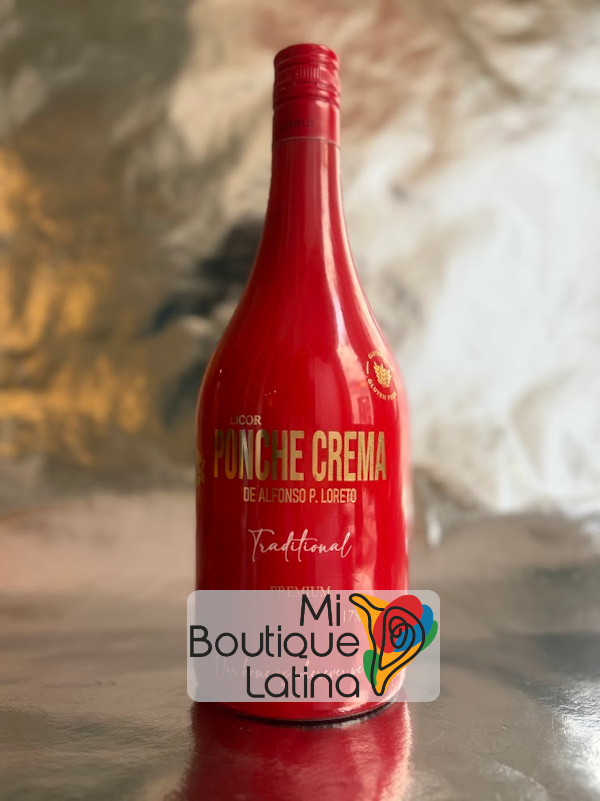 Ponche Crema botella roja