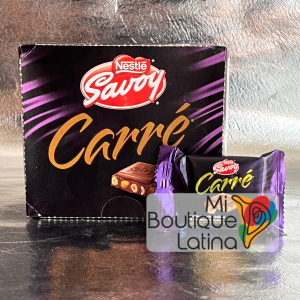 Chocolate Carré Savoy – Chocolat au lait et noisettes