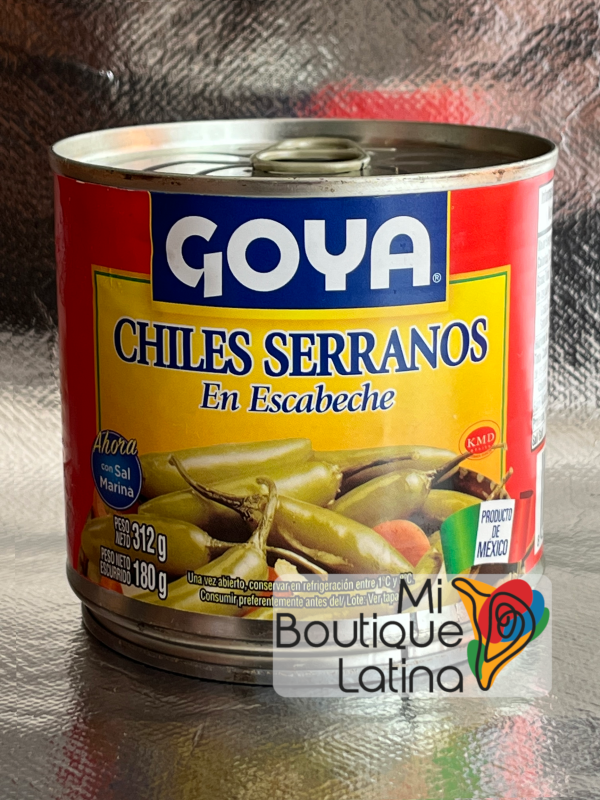 Chiles serranos Goya