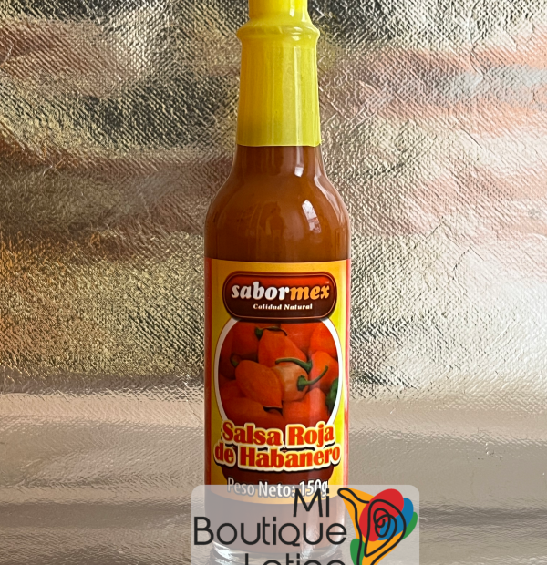 Salsa habanero roja Sabormex