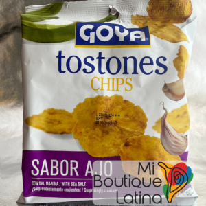 Tostones Chips Ajo – Chips de banane plantain ail