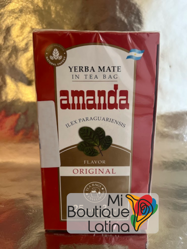 Yerba Mate cocido Amanda Roja vertical