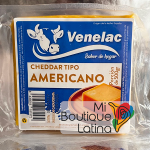 Queso Cheddar Venelac 500gr