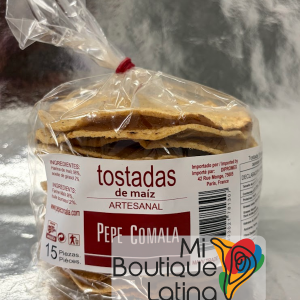 Tostadas de maiz Pepe Comala 15 unidades