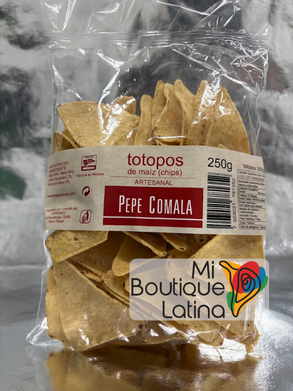 Totopos Pepe Comala 250gr